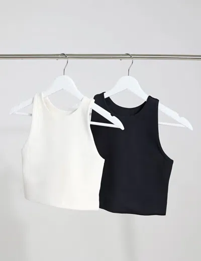Girlfriend Collective Women's The Dylan Sports Bra Starter Set In Black