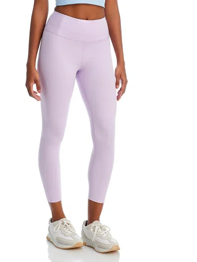 Girlfriend Collective Womens High Rise Stretch Leggings In Pink