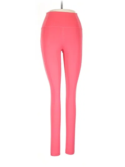 Pre-owned Girlfriend Collective Yoga Pants In Pink