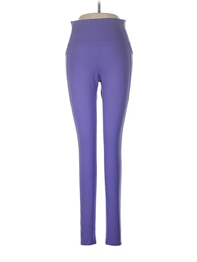 Pre-owned Girlfriend Collective Yoga Pants In Purple