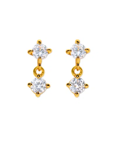 Girls Crew Crystal Dream Gold Plated Earrings