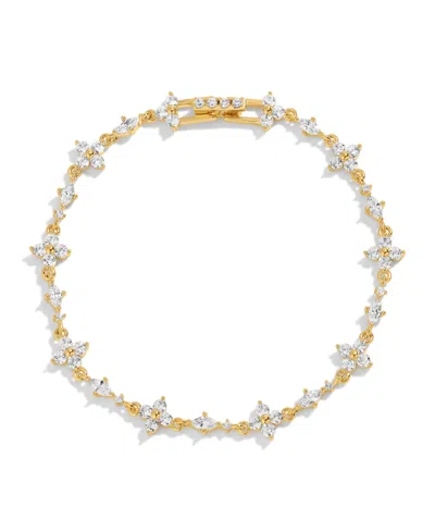 Girls Crew Crystal Endless Midnight Sparkle Bracelet In Gold