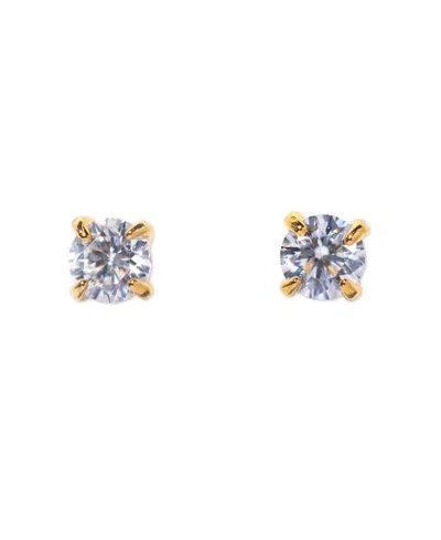Girls Crew Crystal Gold Plated Dainty Brilliance Studs