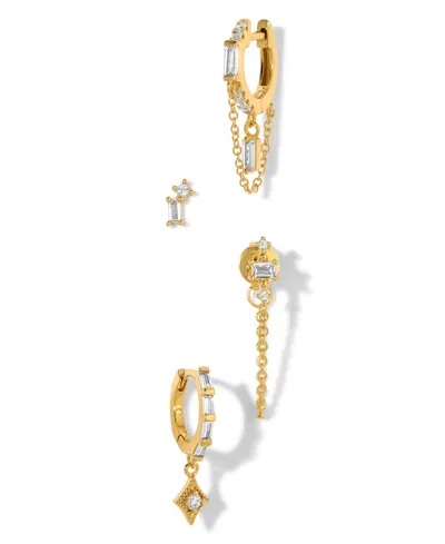 Girls Crew Crystal Golden Era Earring Set