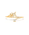 Girls Crew Crystal Interstellar Adjustable Ring In Gold