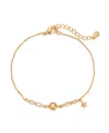Girls Crew Crystal Multi-color Celestial Milkyway Bracelet In Gold