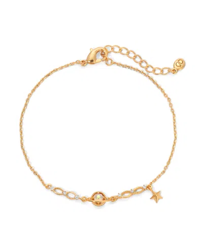 Girls Crew Crystal Multi-color Celestial Milkyway Bracelet In Gold