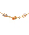 Girls Crew Crystal Multi-color Disney The Aristocats Bracelet In Gold