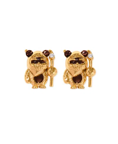 Girls Crew Kids' Crystal Star Wars Ewok Studs In Gold