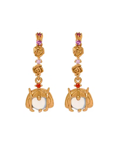 Girls Crew Crystal Star Wars Padme Amidala Hoop Earrings In Gold