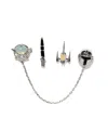 Girls Crew Crystal Star Wars This Is The Way Earring Set In Silver