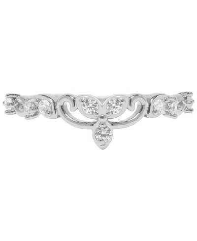 Girls Crew Crystal The Lord Of The Rings Elven Ring In Silver