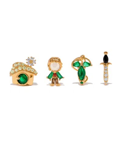 Girls Crew Lord Of The Rings Frodo Set Of 4 Stud Earrings In Multi