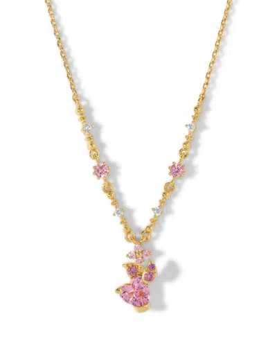 Girls Crew Disney Winnie The Pooh Crystal The Little Piglet Necklace In Gold