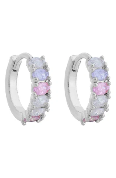 Girls Crew Dreaming About You Hoop Earrings In Gray