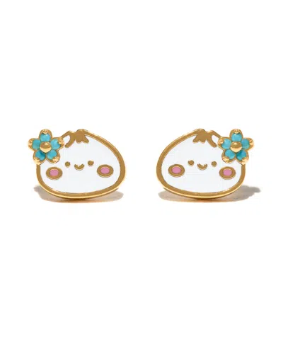 Girls Crew Kids' Enamel Juicy Dumpling Gold Plated Stud Earrings