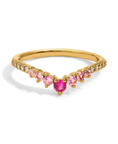 Girls Crew Faux Cubic Zirconia Birthstone Ring In June