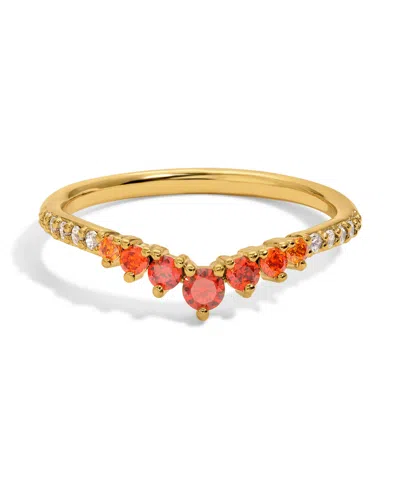 Girls Crew Faux Cubic Zirconia Birthstone Ring In May