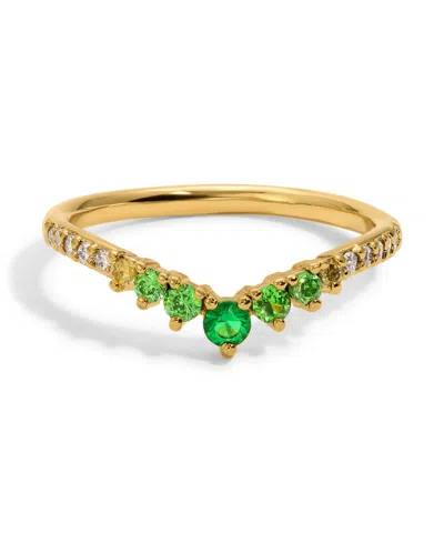 Girls Crew Faux Cubic Zirconia Birthstone Ring In September