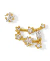 Girls Crew Faux Cubic Zirconia Constellation Stud Earrings In Gemini
