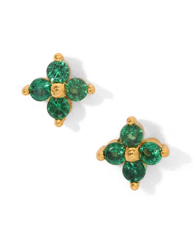 Girls Crew Faux Cubic Zirconia Teeny Tiny Cluster Stud Earrings In Gold