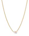 Girls Crew Faux Opal Necklace In Gold