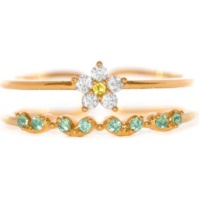 Girls Crew Fresh Picked Adjustable Ring In Multi