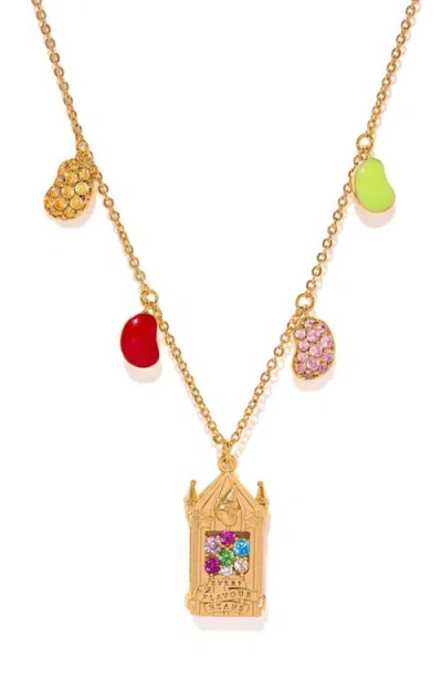 Girls Crew Harry Potter Bertie Bott's Every Flavour Beans Pendant Necklace In Gold