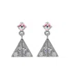 Girls Crew Harry Potter Deathly Hallows Crystal Earrings In Metallic