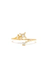 Girls Crew Interstellar Adjustable Ring In Gold