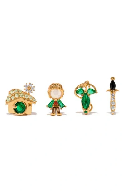 Girls Crew Lord Of The Rings Frodo Set Of 4 Stud Earrings In Multi