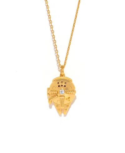 GIRLS CREW STAR WARS MILLENNIUM FALCON LOCKET NECKLACE
