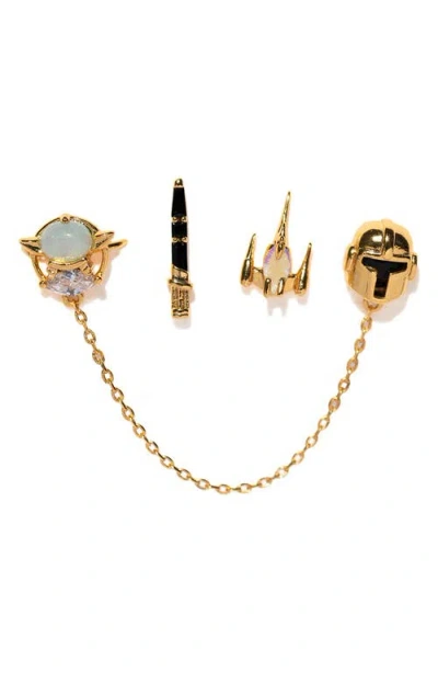 Girls Crew Star Wars This Is The Way Set Of 3 Mismatched Earrings In Gold