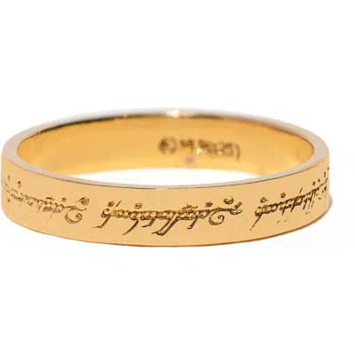 Girls Crew The Lord Of The Rings The One Band Ring In Gold
