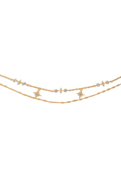 Girls Crew Wandering Stars Anklet In Gold