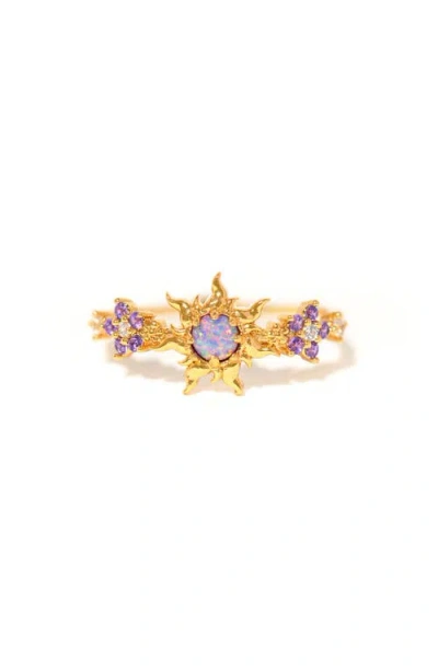 Girls Crew X Disney Tangled Corona Ring In Gold