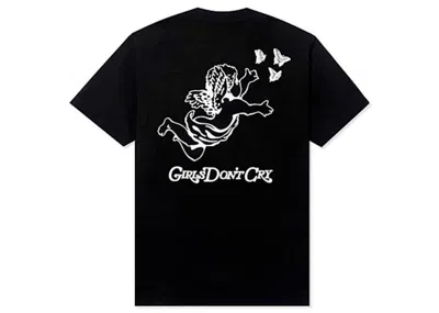 Pre-owned Girls Don't Cry Gdc Angel Logo Short Sleeve T-shirt In Black