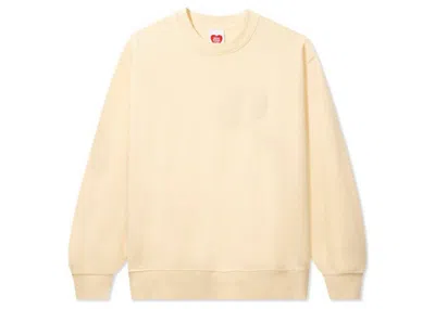 Pre-owned Girls Don't Cry Gdc Logo Crewneck Sweatshirt In Cream