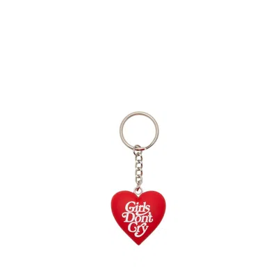 Pre-owned Girls Don't Cry Logo Keychain In Red