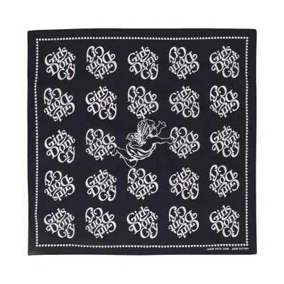 Pre-owned Girls Don't Cry X Complexcon Classic Bandana 'black' | Men's Size Onesize