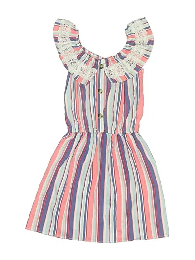 Pre-owned Girls Love Pink Kids' Dress In Blue