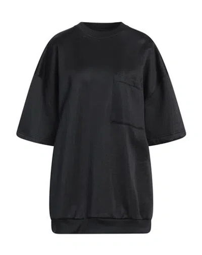 Girls Of Dust Woman Sweatshirt Black Size S Polyester, Cotton In Black