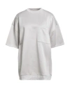 Girls Of Dust Woman Sweatshirt Light Grey Size S Polyester, Cotton In Gray