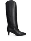 Gisel Moire Gitana High Heels Boots In Black