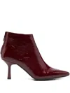 Gisel Moire 70mm Amina Boots In Red