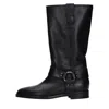 Gisel Moire ' Boots In Black