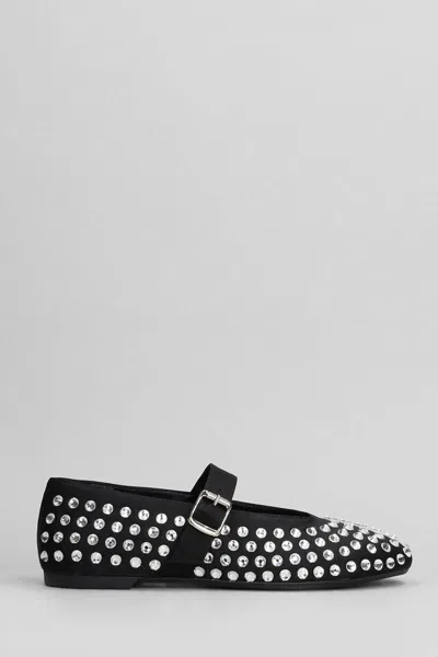 GISEL MOIRE GISEL MOIRE GOLD BALLET FLATS
