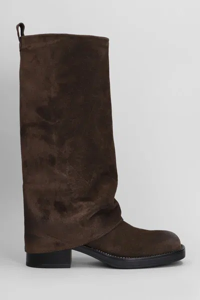 GISEL MOIRE GISEL MOIRE MANCHESTER LOW HEELS BOOTS