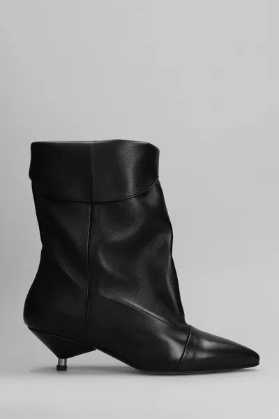 GISEL MOIRE GISEL MOIRE MIRIAM LOW HEELS ANKLE BOOTS