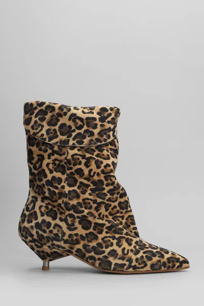 GISEL MOIRE GISEL MOIRE MIRIAM LOW HEELS ANKLE BOOTS